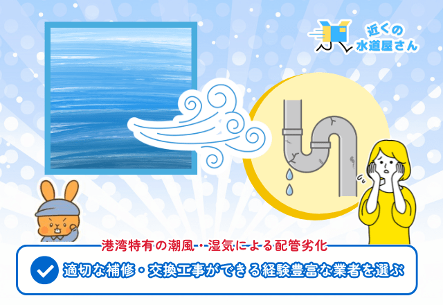海に近い地域特有の“劣化の早さ”を前提に見てくれるか