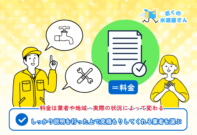 料金体系が明確で、作業前に説明があるか
