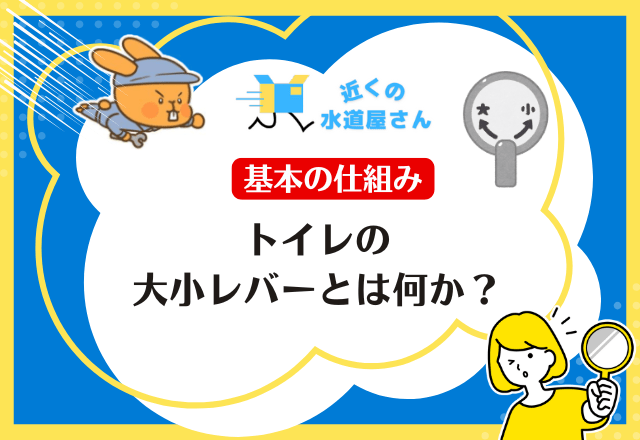 トイレの大小レバーとは何か？基本の仕組みを理解しよう