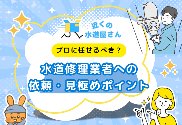 トイレのつまりはプロに任せるべき？見極めポイント