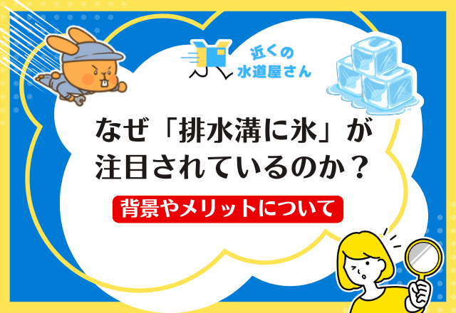 なぜ「排水溝に氷」が注目されているのか？