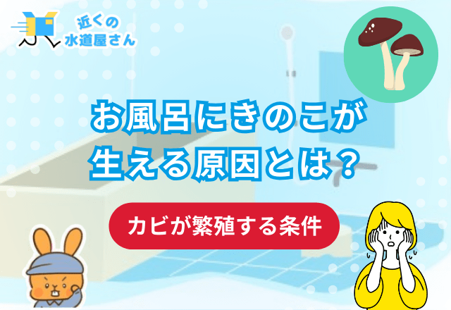お風呂にきのこが生える原因とは？