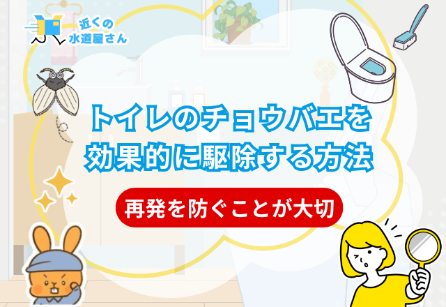 トイレのチョウバエを効果的に駆除する方法